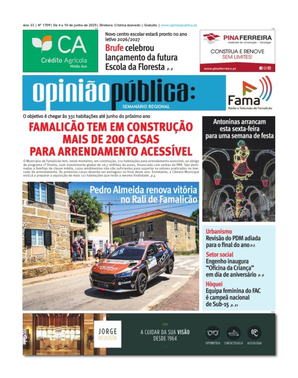 Edição nº1709, de 4 a 10 de junho 2025