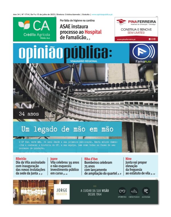 Edição nº1714, de 9 a 15 de julho de 2025